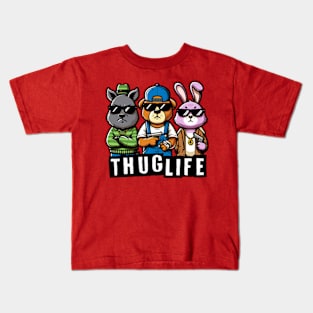 Animal Gangsta Kids T-Shirt